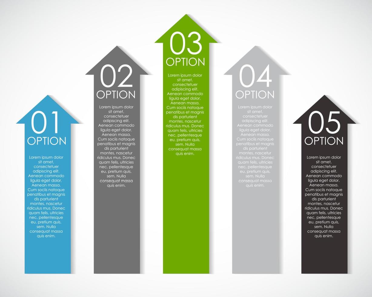 modelos de infográfico para ilustração vetorial de negócios. eps10 vetor