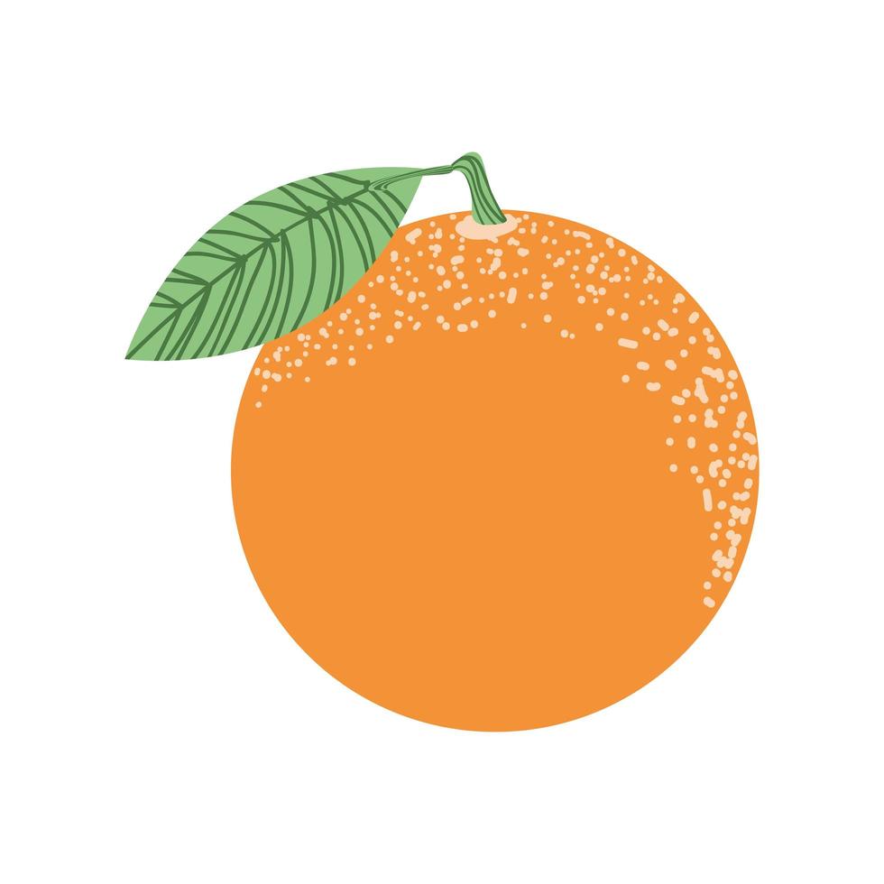 ícone de laranja fresco vetor