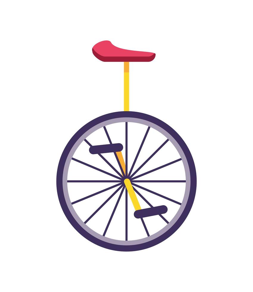 ícone de acrobata de monociclo vetor