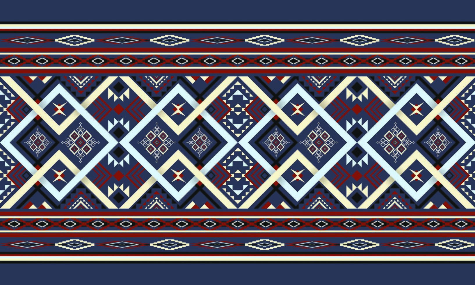 padrão geométrico étnico oriental. padrão sem emenda. design para tecido, cortina, plano de fundo, tapete, papel de parede, roupas, embrulho, batik, tecido, ilustração vetorial. chiqueiro vetor