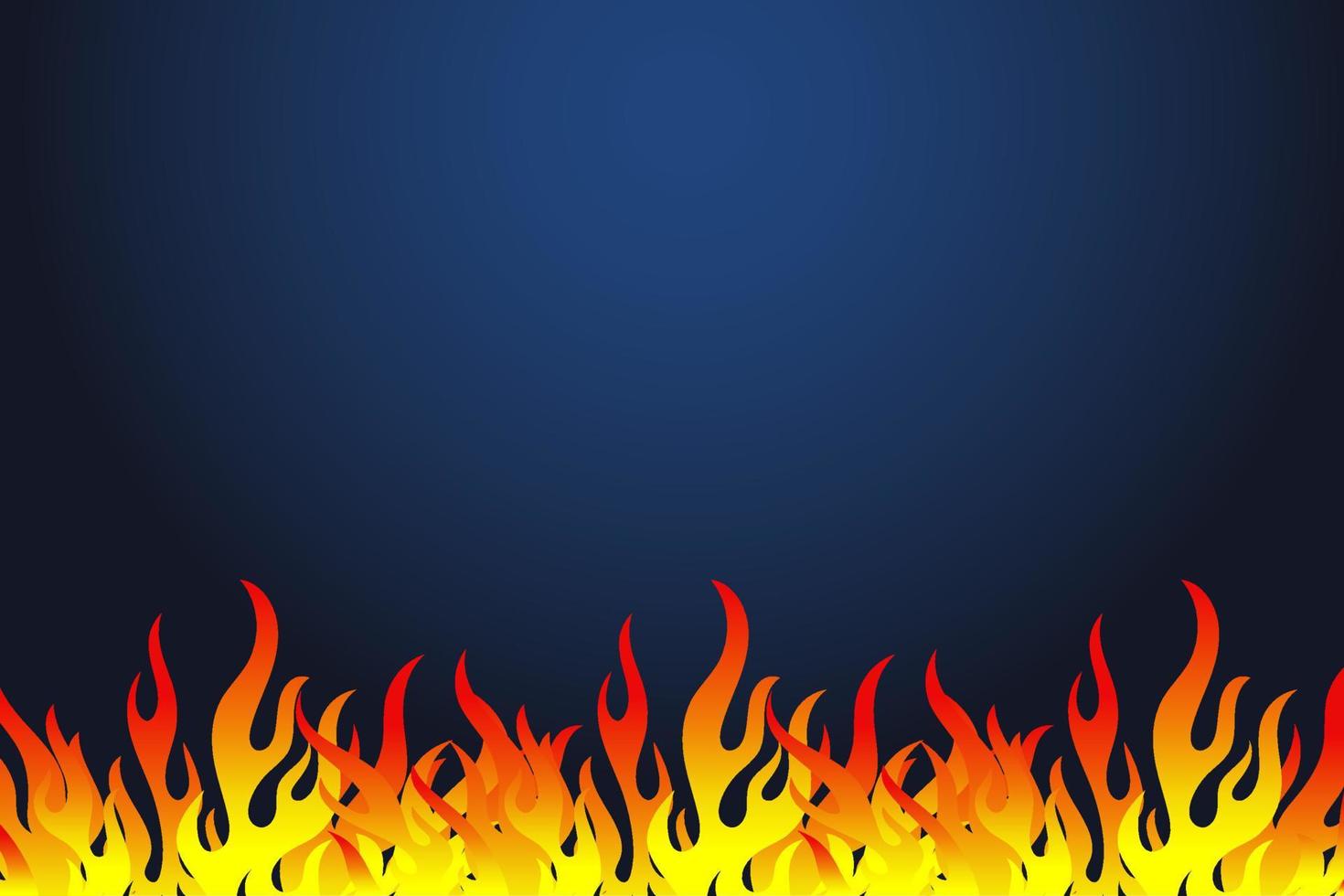 ilustração da imagem do vetor do fundo do fogo com ilustração da chama do fogo e área do espaço da cópia. adequado para colocar em conteúdo com esse tema.