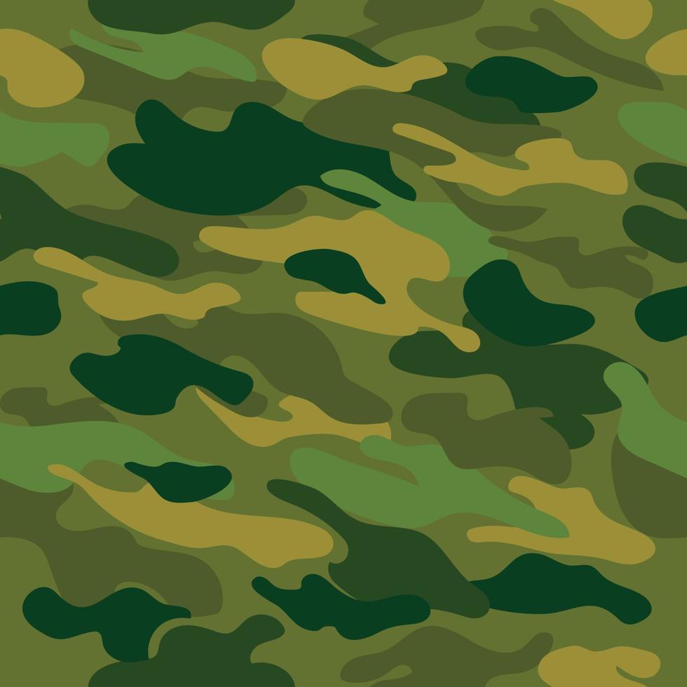 exército padrão uniforme com camuflagem vetor