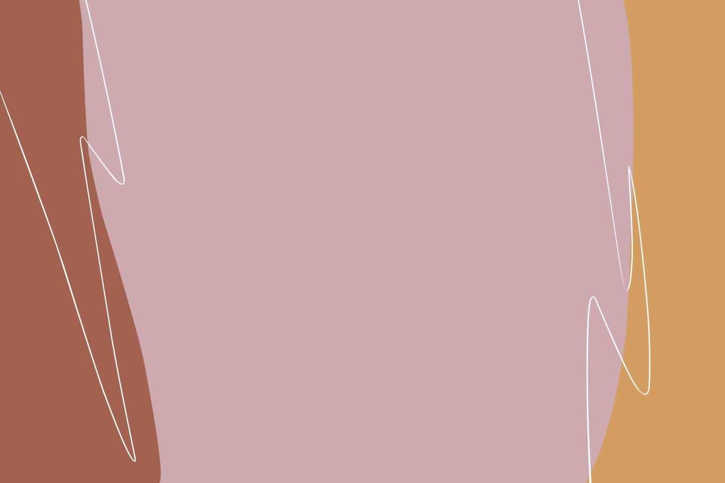 modelos elegantes com formas abstratas orgânicas e linhas em cores nude. fundo pastel em estilo minimalista. ilustração vetorial contemporânea vetor
