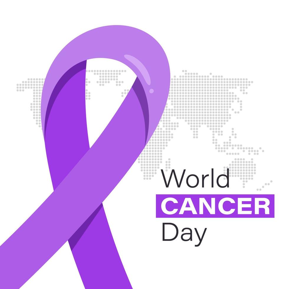dia mundial do câncer vetor