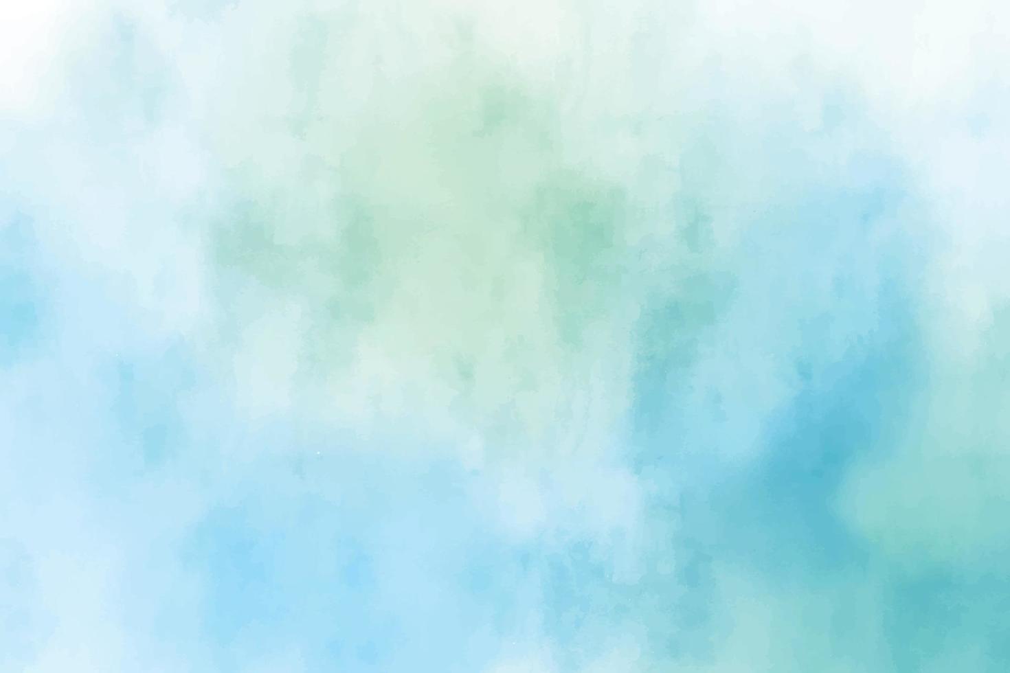 plano de fundo texturizado aquarela azul e verde vetor