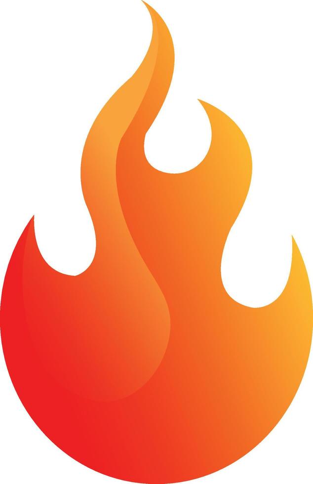 logotipo do ícone de fogo vetor