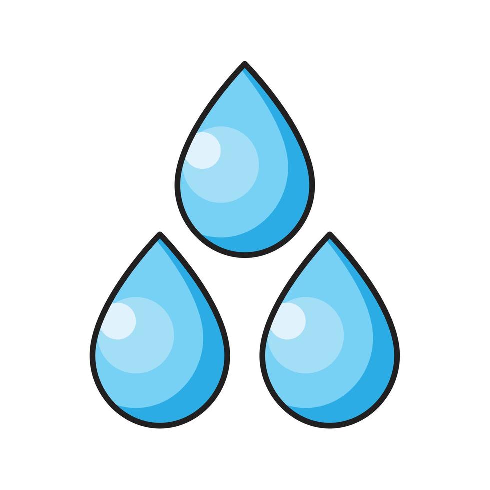 ilustração vetorial de chuva em um fundo transparente. símbolos de qualidade premium. ícone de cor plana de linha de vetor para conceito e design gráfico.