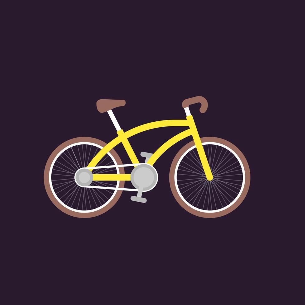 ilustração vetorial de bicicleta vetor