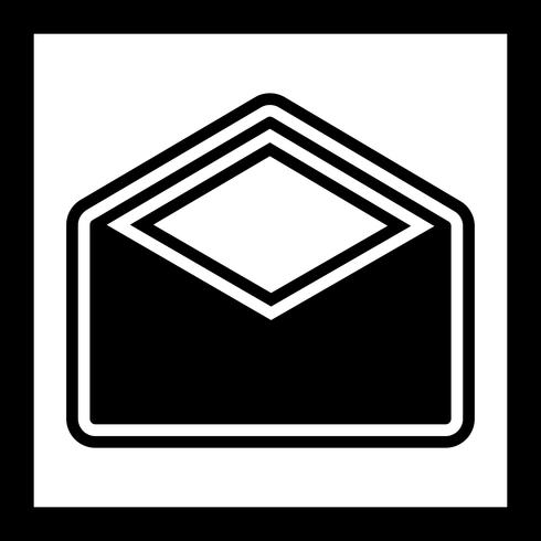 Design de ícone de envelope vetor