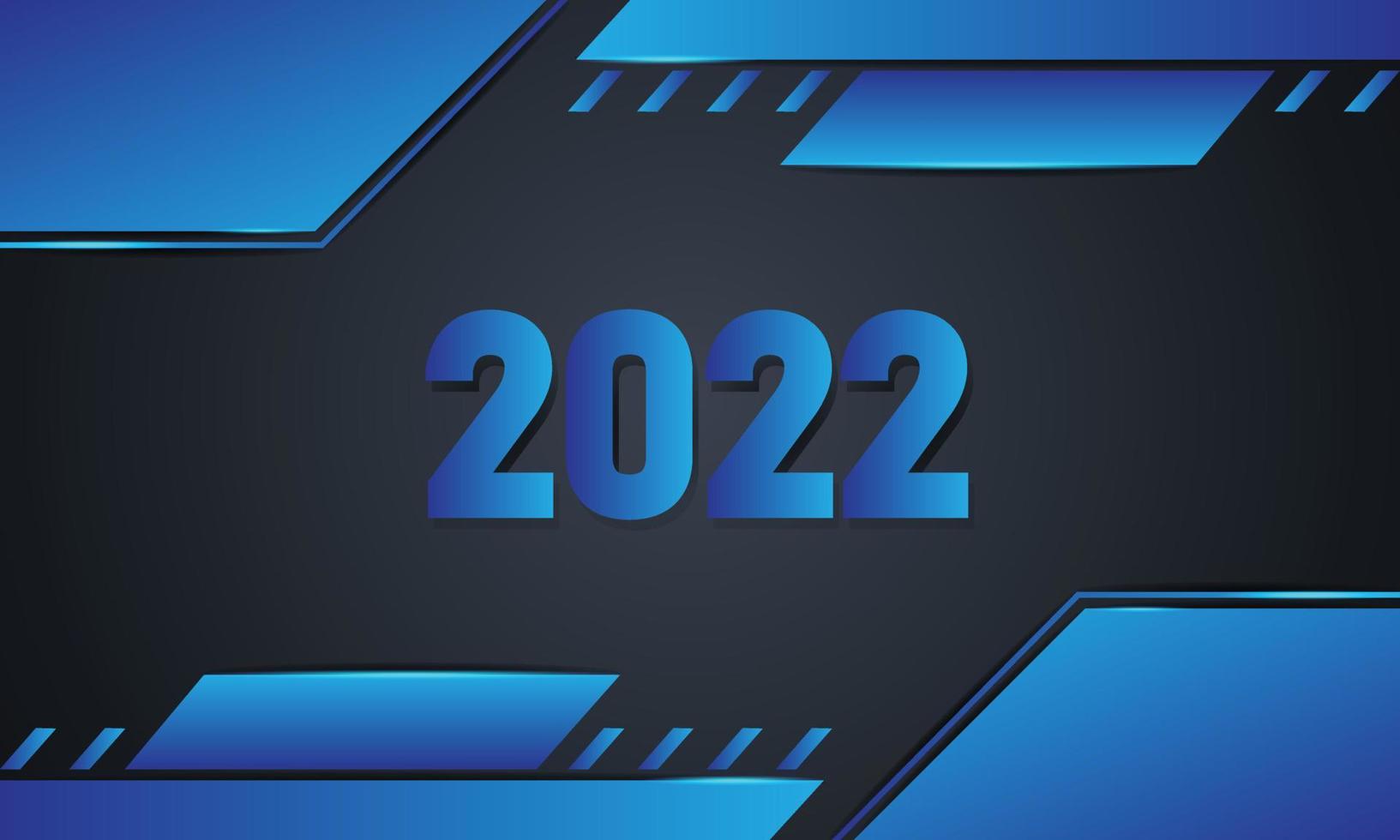 Modelo de vetor de design de plano de fundo 2022