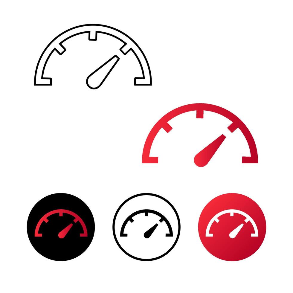 ilustração abstrata do ícone de alta velocidade vetor