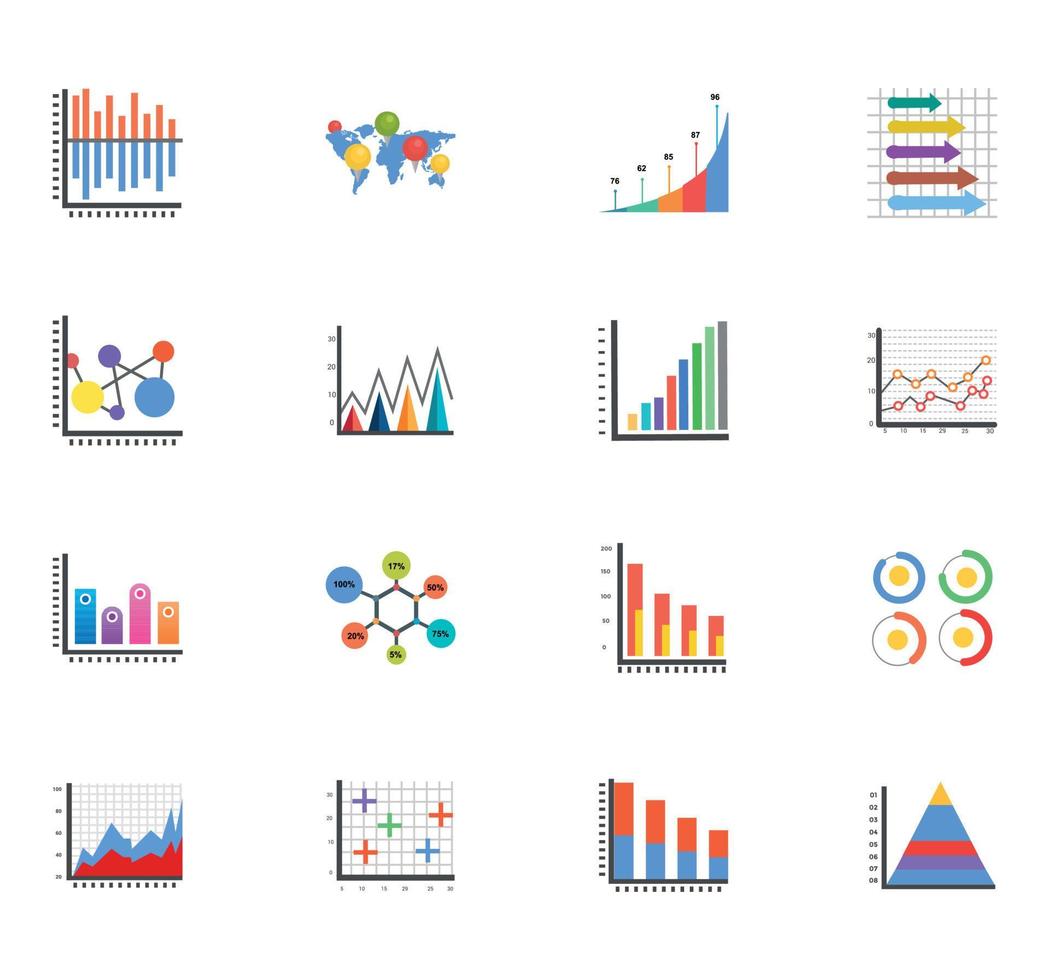 conceitos de infográfico da moda vetor