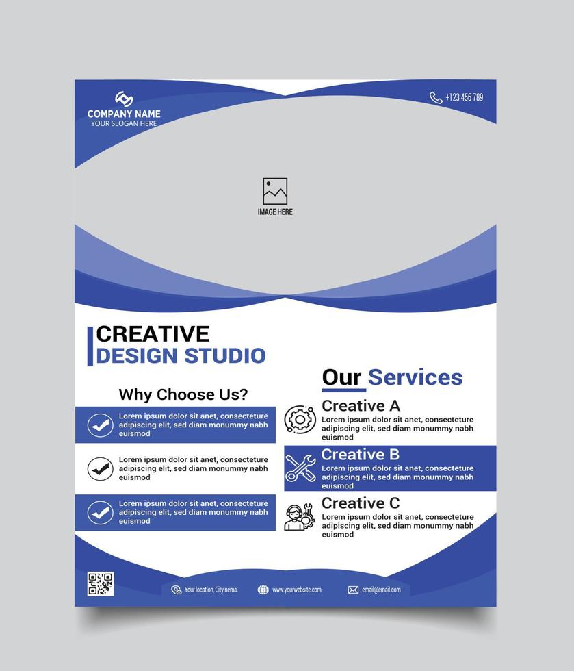 modelo de folheto de negócios, design de folheto de interiores, pôster de negócios e design de capa de brochura vetor