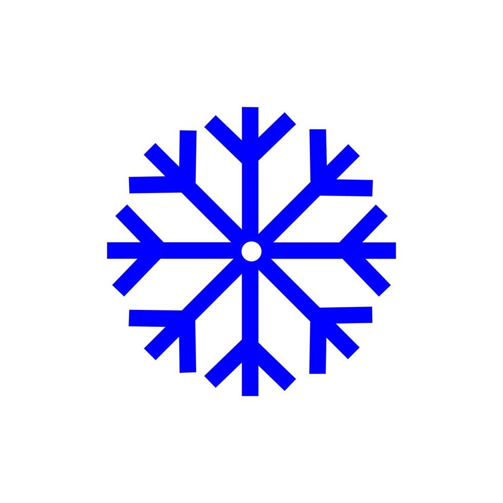 design simples de ícone de neve perfeito para todos os projetos vetor