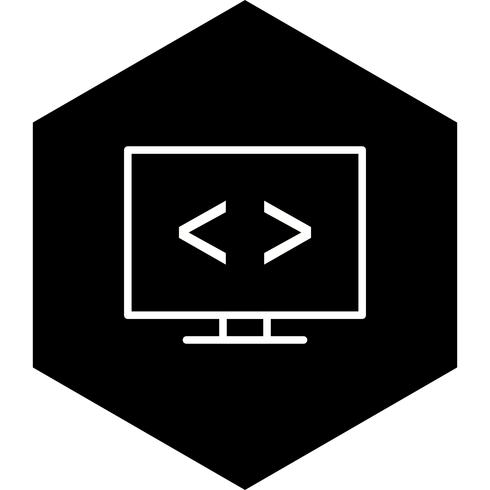 Design de ícone de otimização de código vetor
