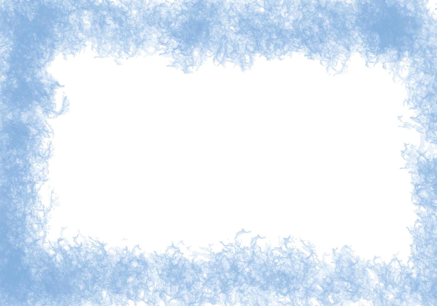 escovado aquarela pintada abstrata azul sobre fundo branco. fundo aquarela pastel. pintura desenhada à mão de arte digital. perfeito para convites, cartões, citações, blogs, molduras de casamento. vetor
