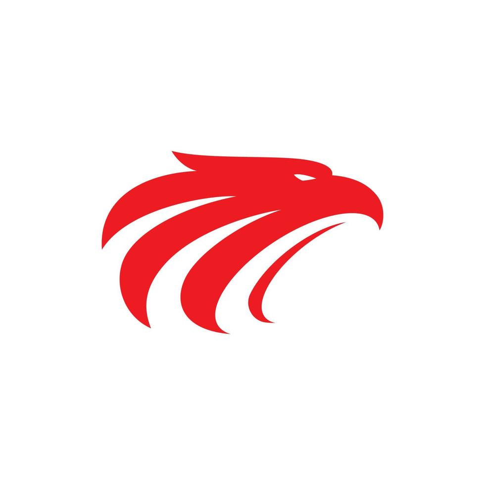vetor de logotipo de águia, ilustração criativa de modelo de ícone de águia