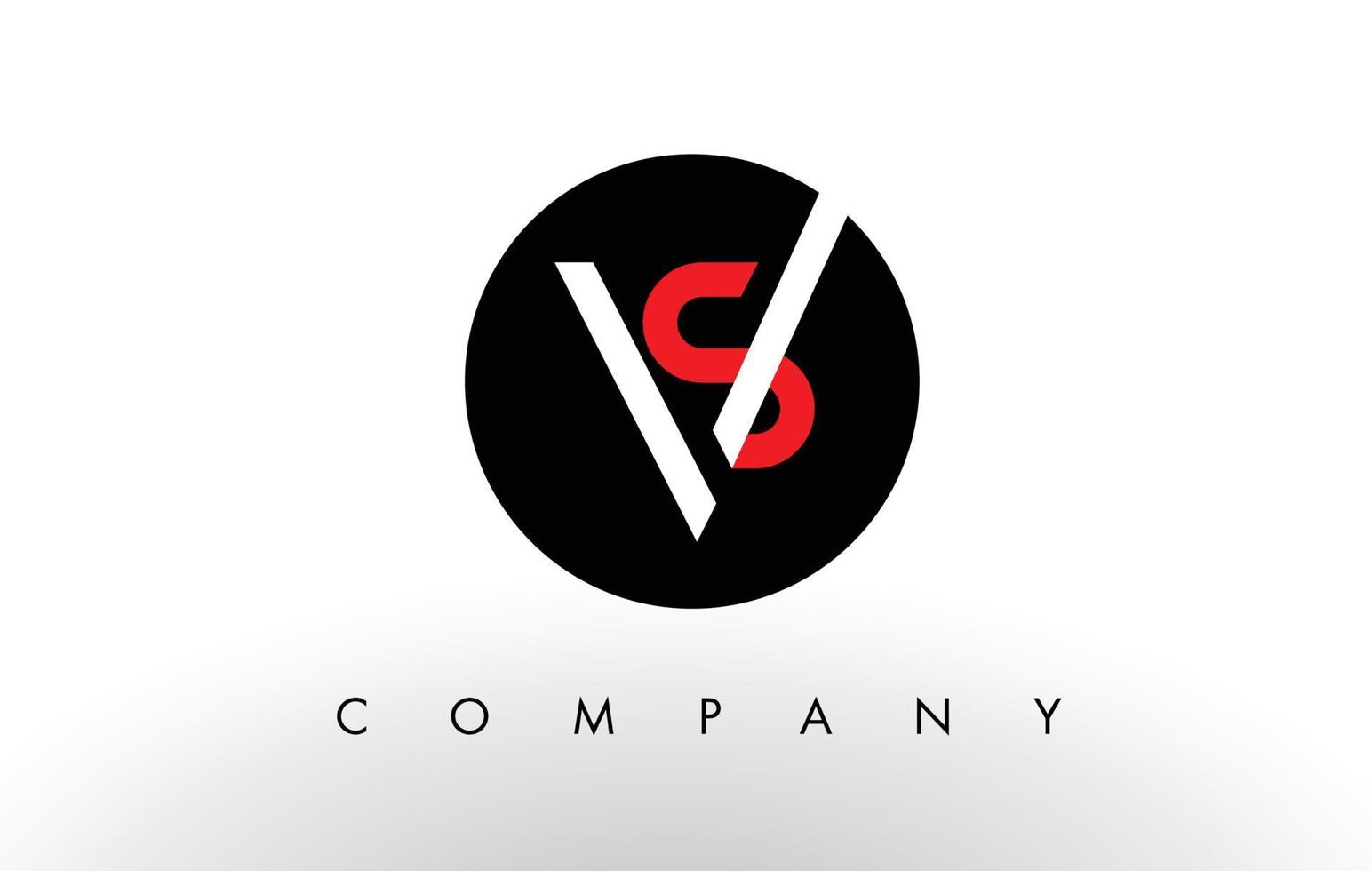 logotipo sv. vetor de design de carta.