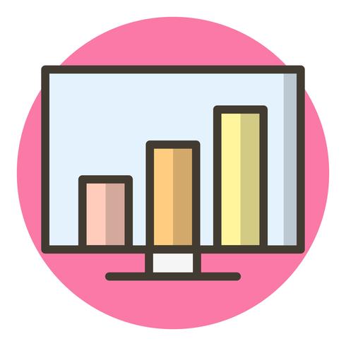 Stats Icon Design vetor