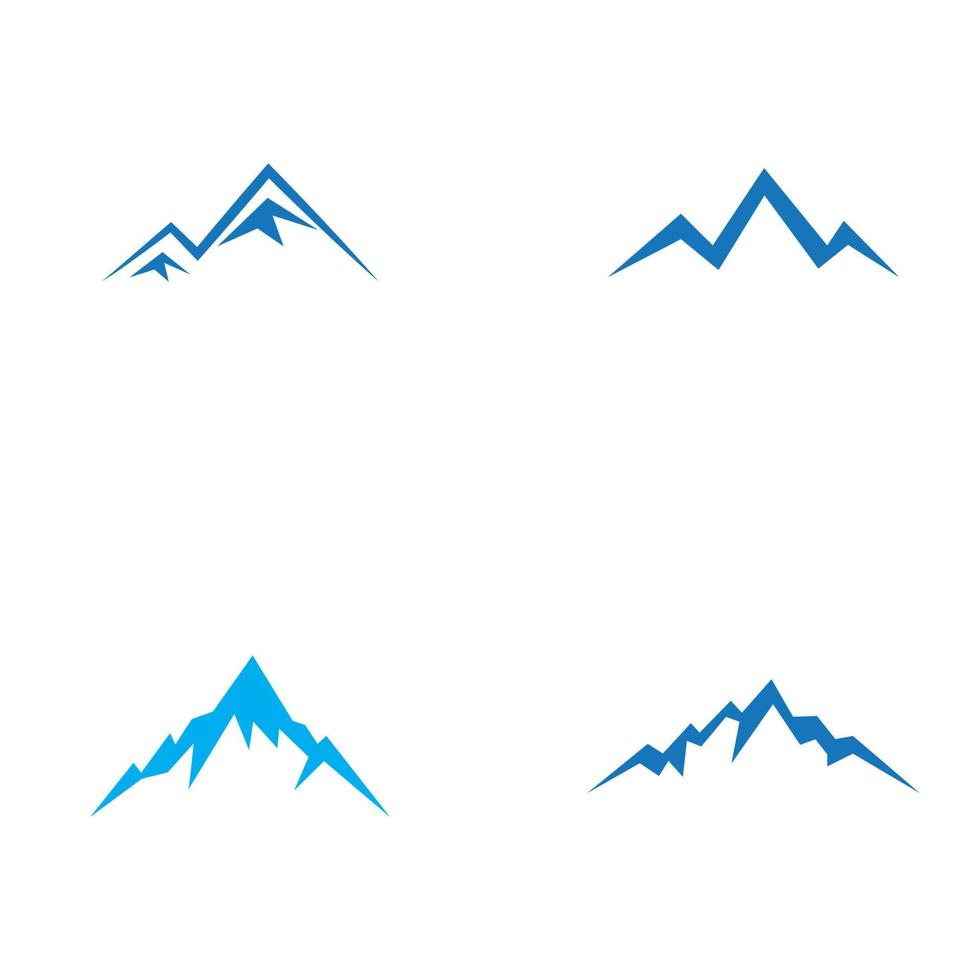 ícone da montanha logotipo modelo ilustração vetorial design vetor