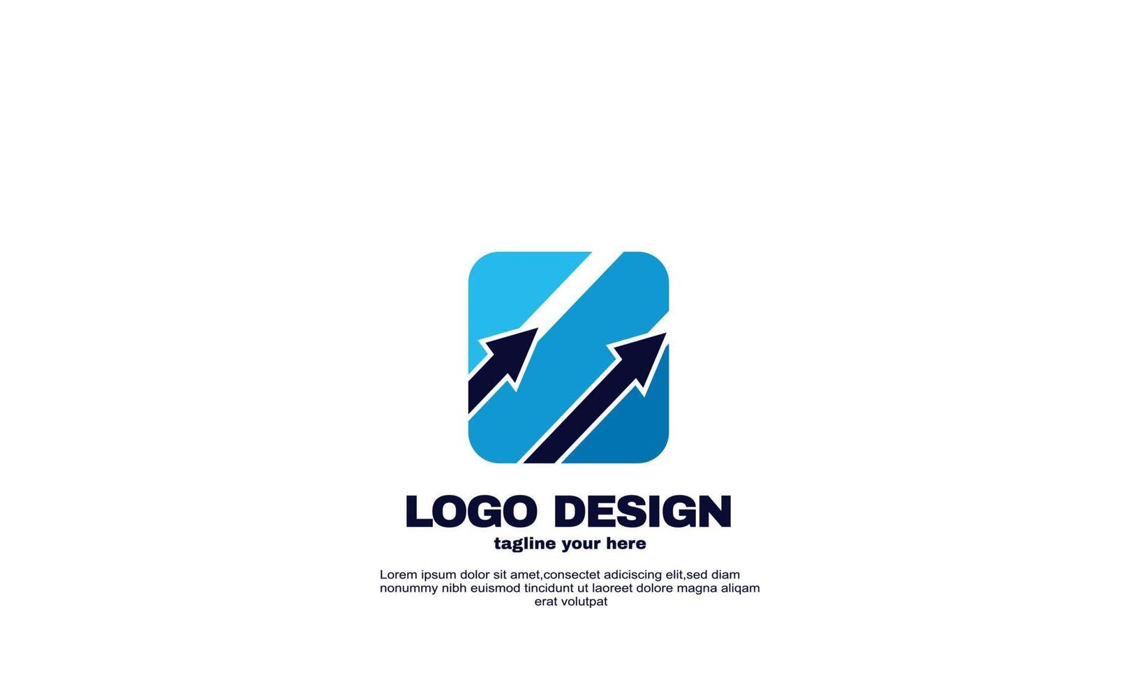 estoque abstrato financeiro empresa consultores modelo de design de logotipo vetor