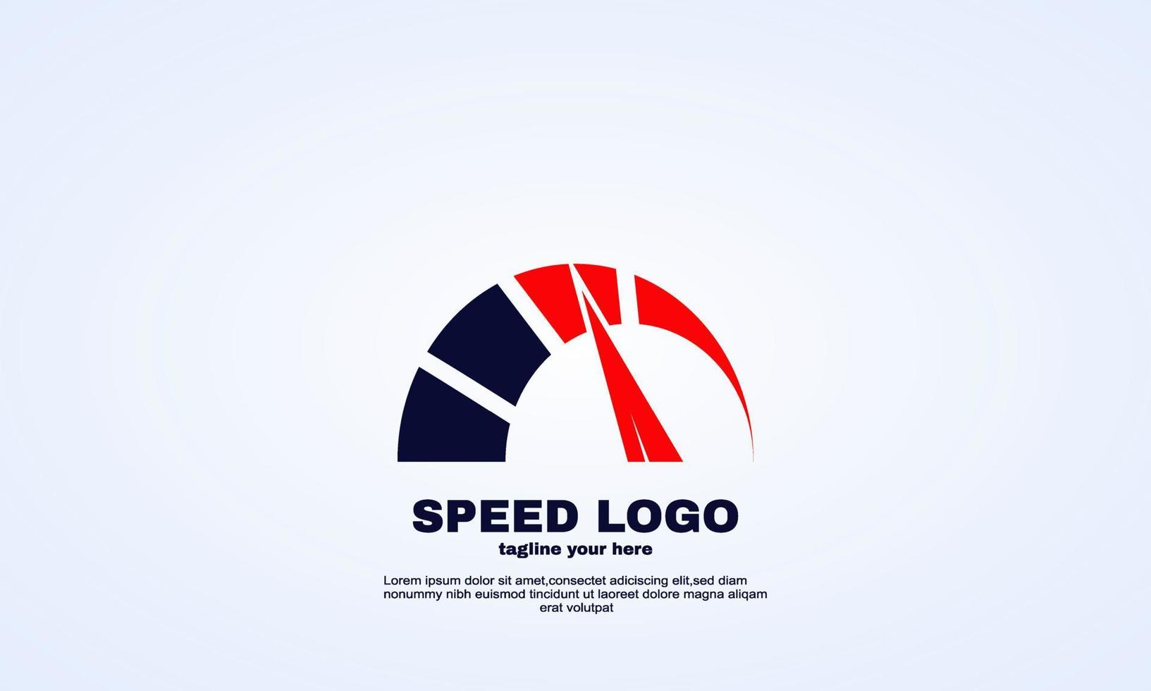 estoque abstrato velocidade logo design rápido ilustrador vetorial vetor