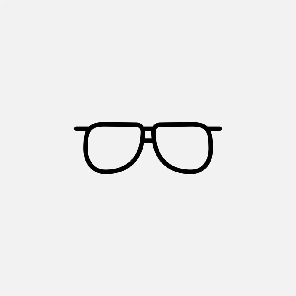 óculos, óculos de sol, óculos, ícone de linha de óculos, vetorial, ilustração, modelo de logotipo. adequado para muitos propósitos. vetor
