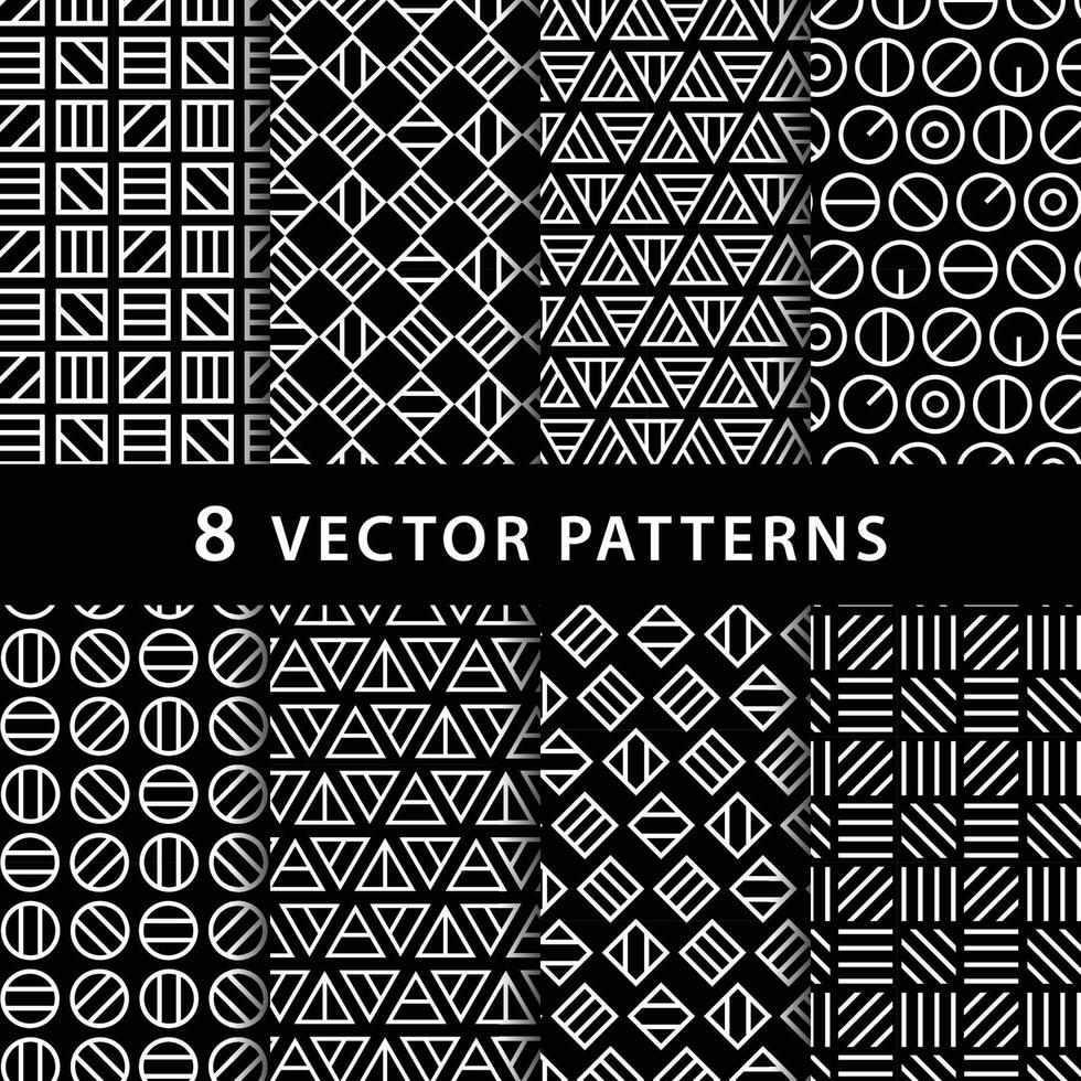 pacote de padrão geométrico vetorial vetor