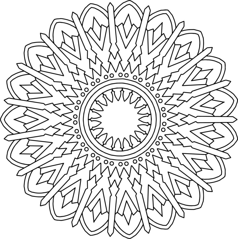 design de arte de mandala, mehndi, tatuagem, royal vintage, design de casamento vetor