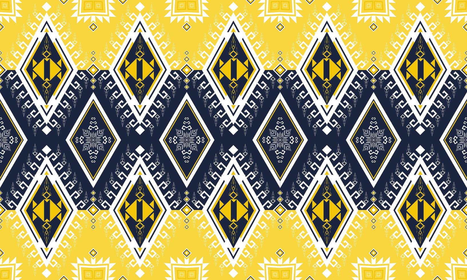 pattern.carpet étnico geométrico, papel de parede, roupas, embrulho, batik, tecido, estilo de bordado de ilustração vetorial. vetor