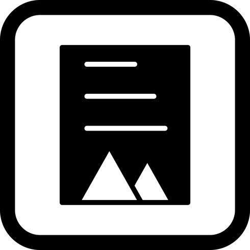 Design de ícone de documento vetor