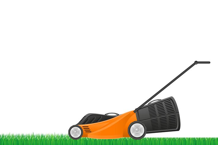 ilustração em vetor de estoque de cortador de grama