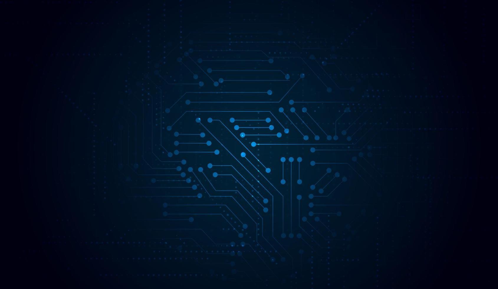 tecnologia abstrata geométrica e conceito de fundo rosa e azul de sistema de conexão com placa de circuito digital. desenho de ilustração vetorial vetor