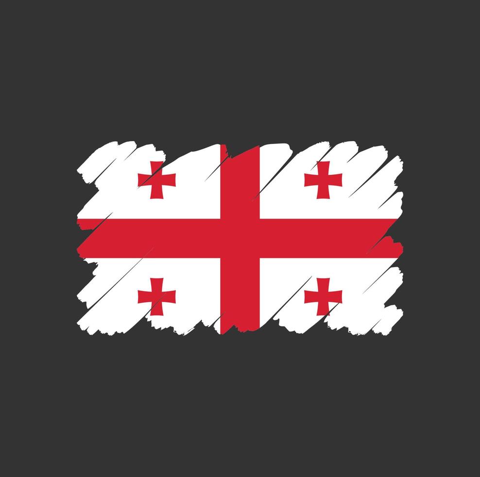 vetor bandeira georgia