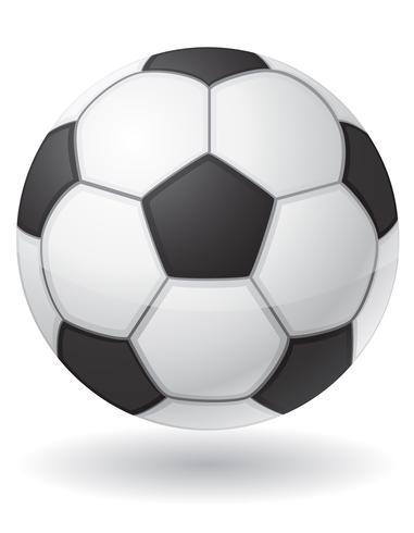 ilustração de vetor de bola de futebol de futebol