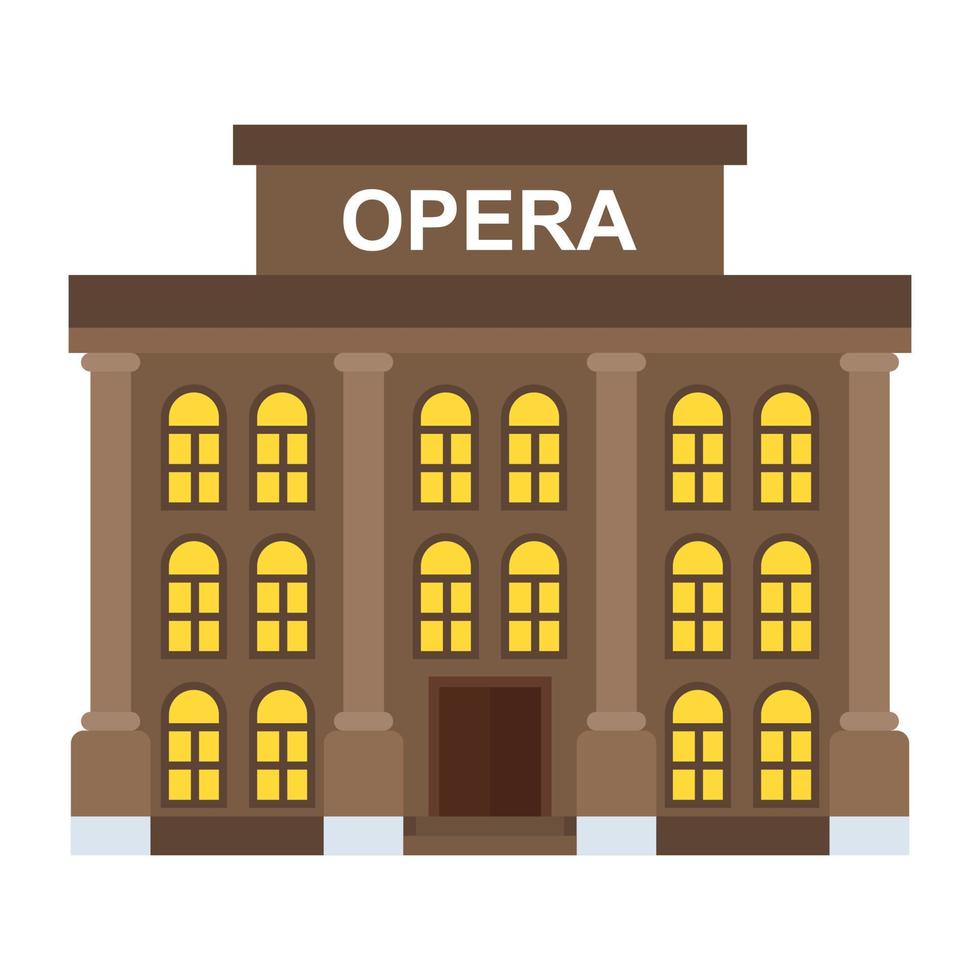 conceitos de ópera vetor
