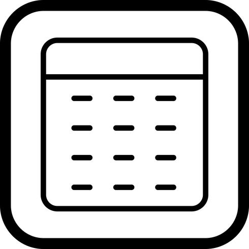 Design de ícone de calculadora vetor