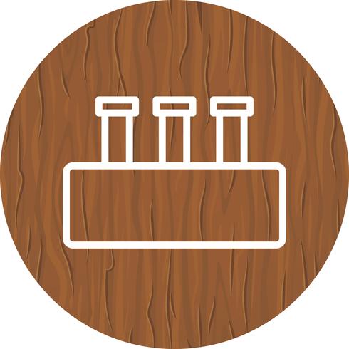 Design de ícone do conjunto de química vetor