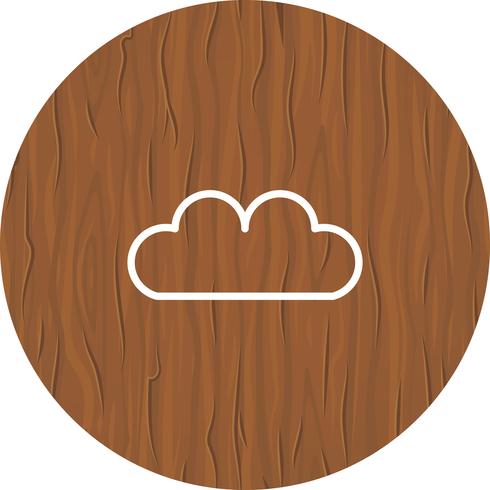 Ícone do design de nuvem vetor