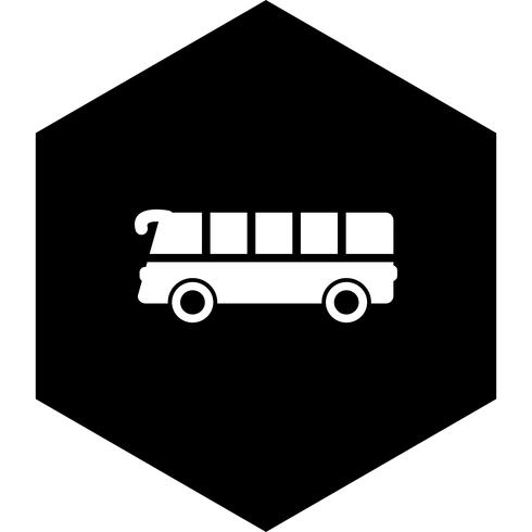 Design de ícone de ônibus vetor