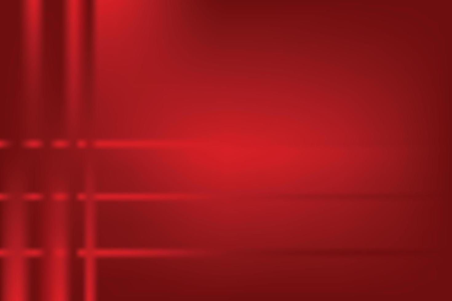 fundo gradiente abstrato com cor vermelha, padrão de sala de estúdio. ilustração vetorial. vetor