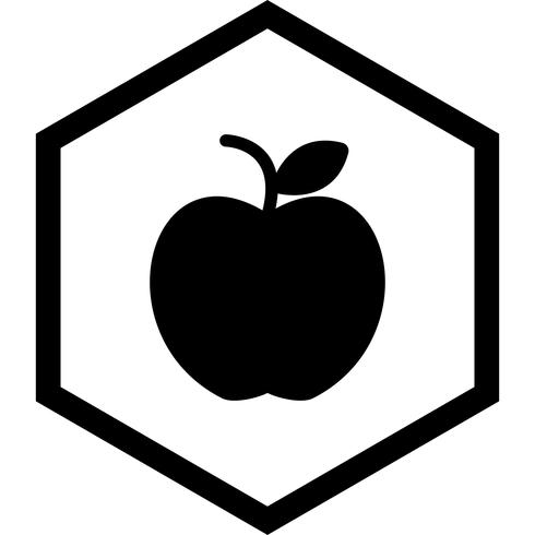 Design de ícone de maçã vetor