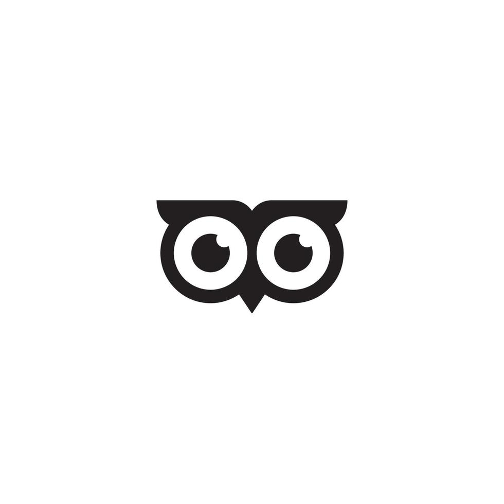 logotipo dos olhos ou design do ícone vetor