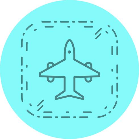 Design de ícone de avião vetor