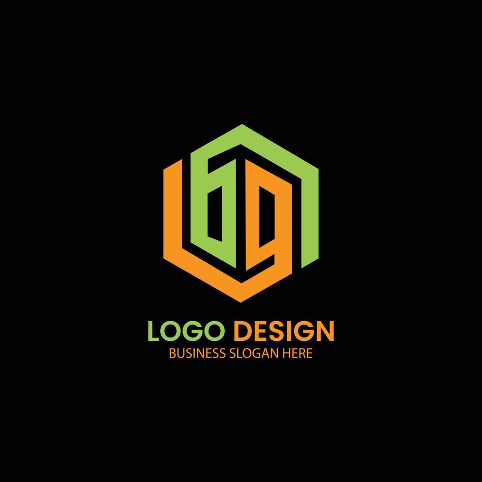 imprimir, logotipo bg, carta bg, logotipo da letra bg, design de logotipo profissional bg, logotipo criativo bg, design bg, vetor