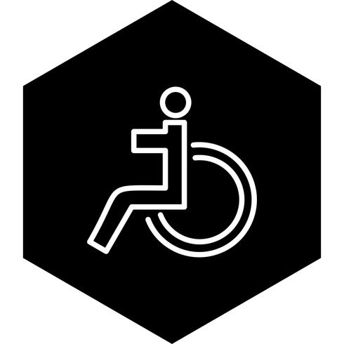 Design de ícone de deficiente vetor
