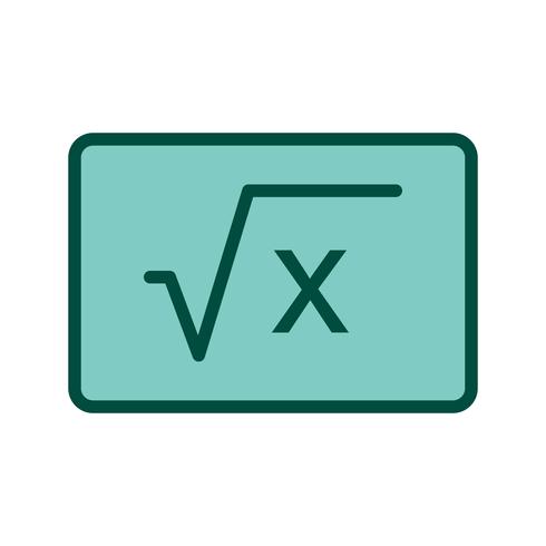 Design de ícone de fórmula vetor