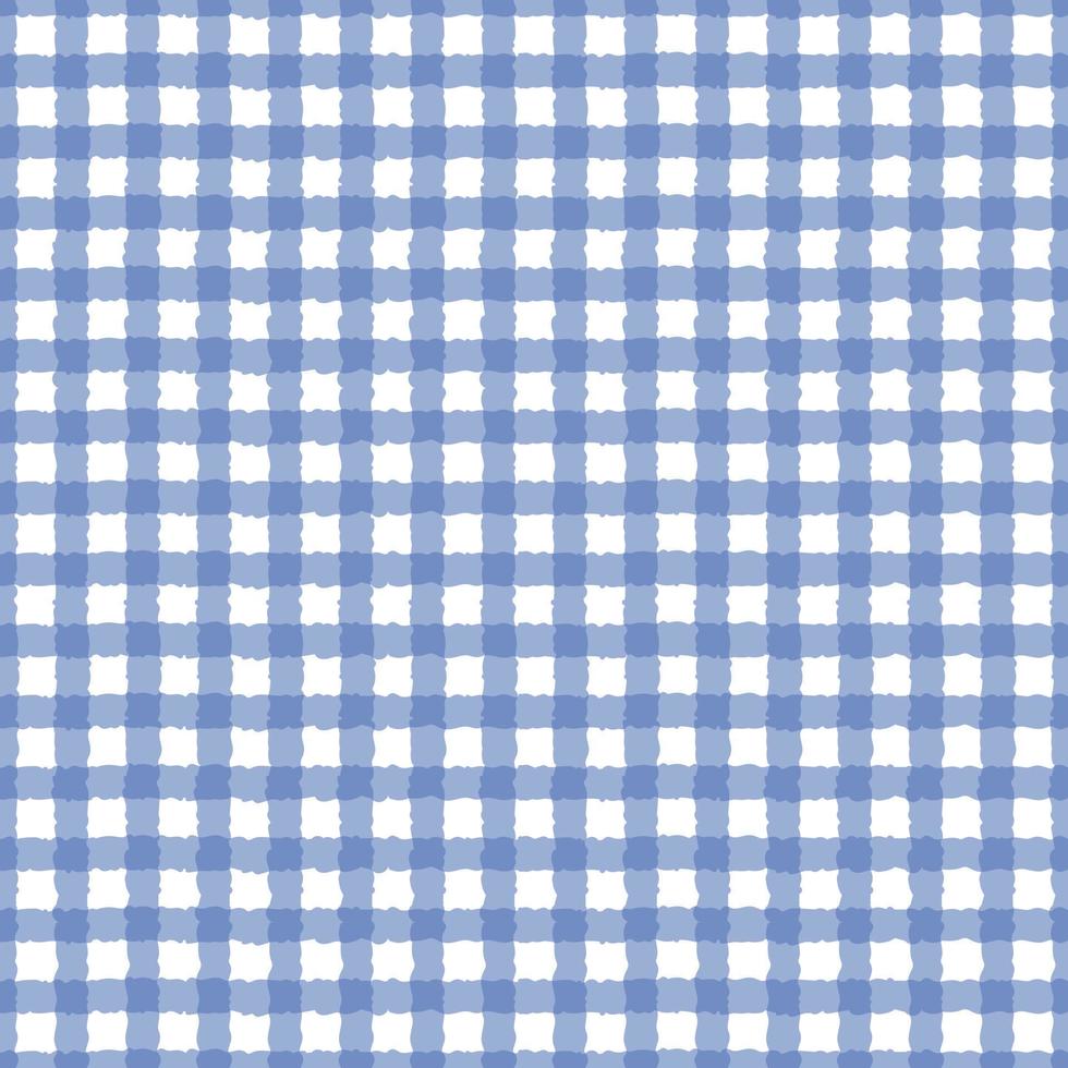 padrão de guingão sem costura xadrez repetir vetor em azul e branco. design para impressão, tartan, embrulho, têxteis, fundo xadrez para toalhas de mesa.
