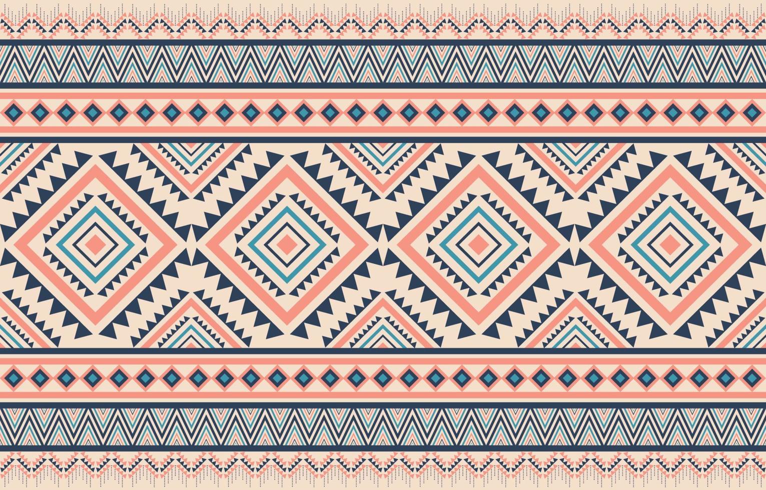 padrão étnico oriental fundo tradicional padrão sem emenda têxteis mexicanos nativos para impressão, tecido, tapete, batik, ilustração vetorial estilo de bordado vetor