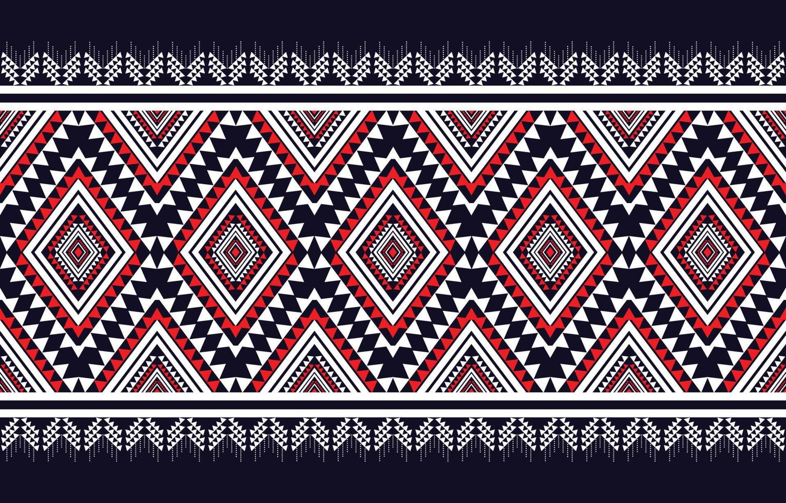 padrão étnico oriental fundo tradicional padrão sem emenda têxteis mexicanos nativos para impressão, tecido, tapete, batik, ilustração vetorial estilo de bordado vetor